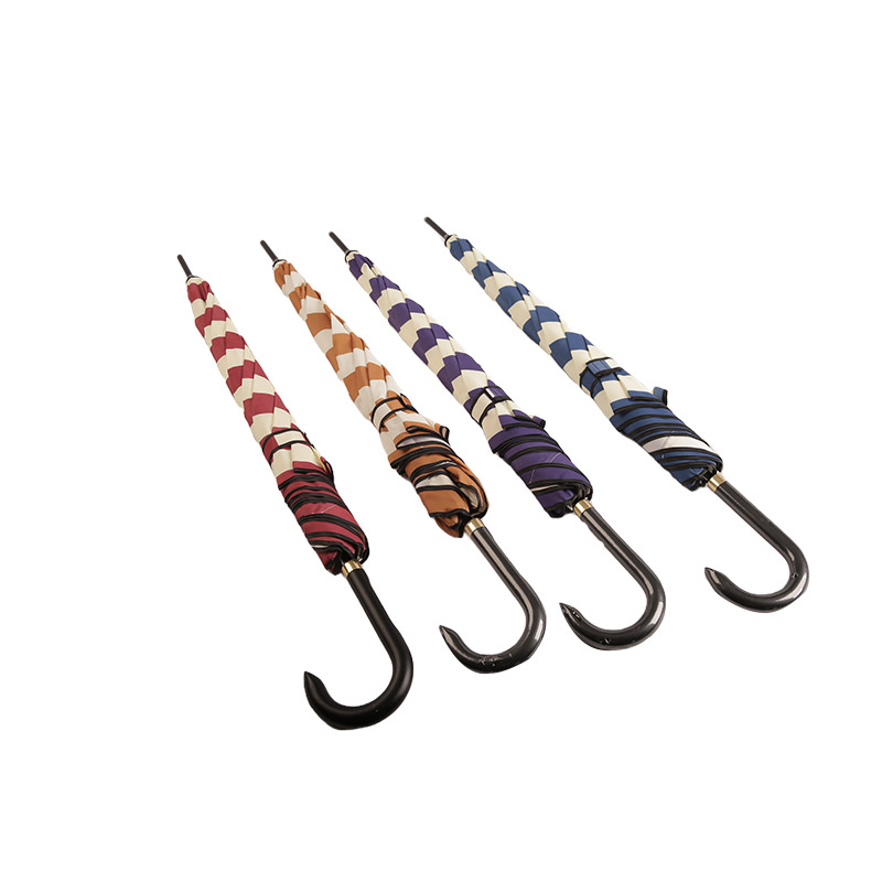 Striped Beach Sun Oxford Rovný dáždnik-0E6B0007