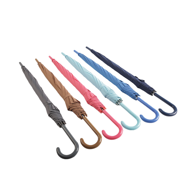 Tmavomodrý dáždnik Palace Style Pongee Straight-0E6B0188