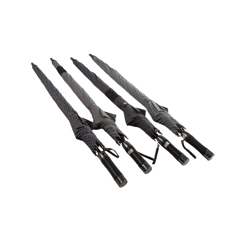 Stripe Business Can Be Automatic Pongee Straight dáždnik-0E6B0233