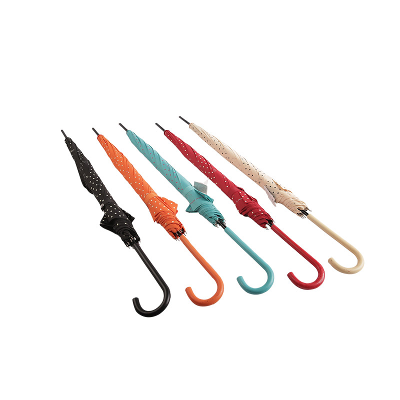 Easy to Go Out Everyday Pongee Straight dáždnik-0E6B0271