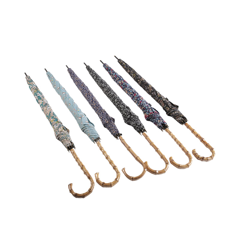 Krásny vzhľad Pongee s priamym dáždnikom potiahnutým UV-0E6B0304