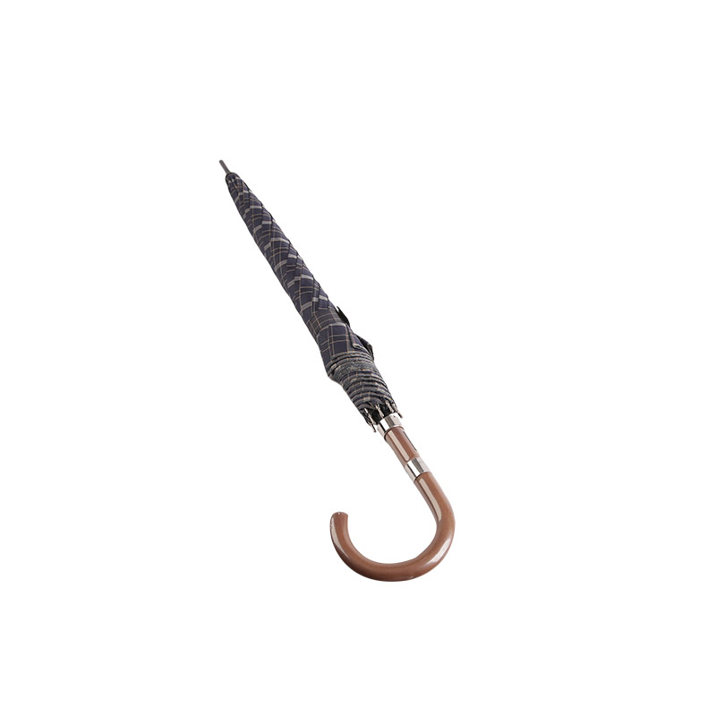 Ľahký a vhodný pre mužov Dáždnik Pongee Straight-0E6B0362