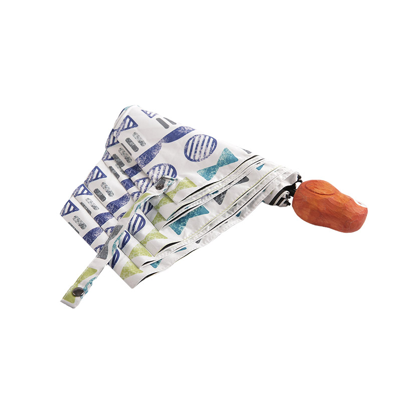 Motýlik s kruhovým umiestnením pongee s potiahnutým trojzložkovým dáždnikom-0E6B0454