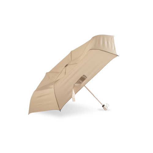 Apricot Atmosphere Pongee Trojzložkový dáždnik-0E6B0465 Apricot Atmosphere Pongee Trojzložkový dáždnik-0E6B0465