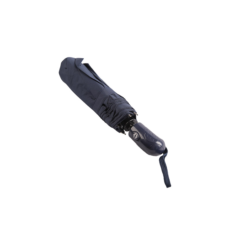 Tmavý dáždnik odolný proti dažďu Pongee Trojzložkový dáždnik-0E6B0491