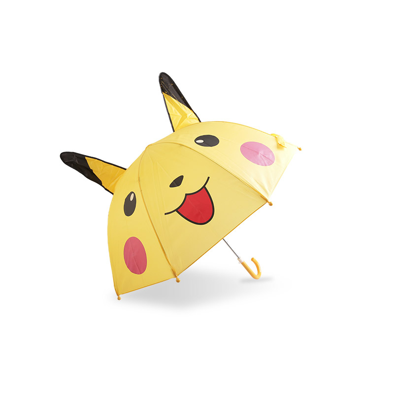 Roztomilý polyesterový detský dáždnik Pikachu-0E6B0594 Roztomilý polyesterový detský dáždnik Pikachu-0E6B0594