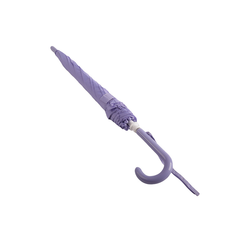 Čistý levanduľový krajkový pongee detský dáždnik-0E6B0642