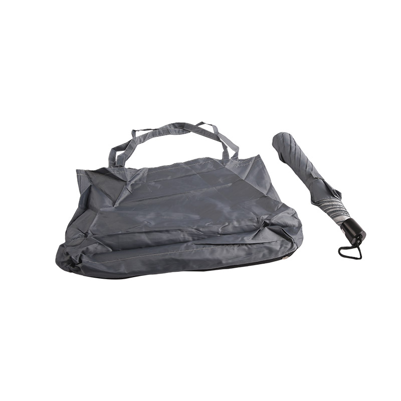 Jednoduchý strieborný kov obojstranný dáždnik-0E6B0782