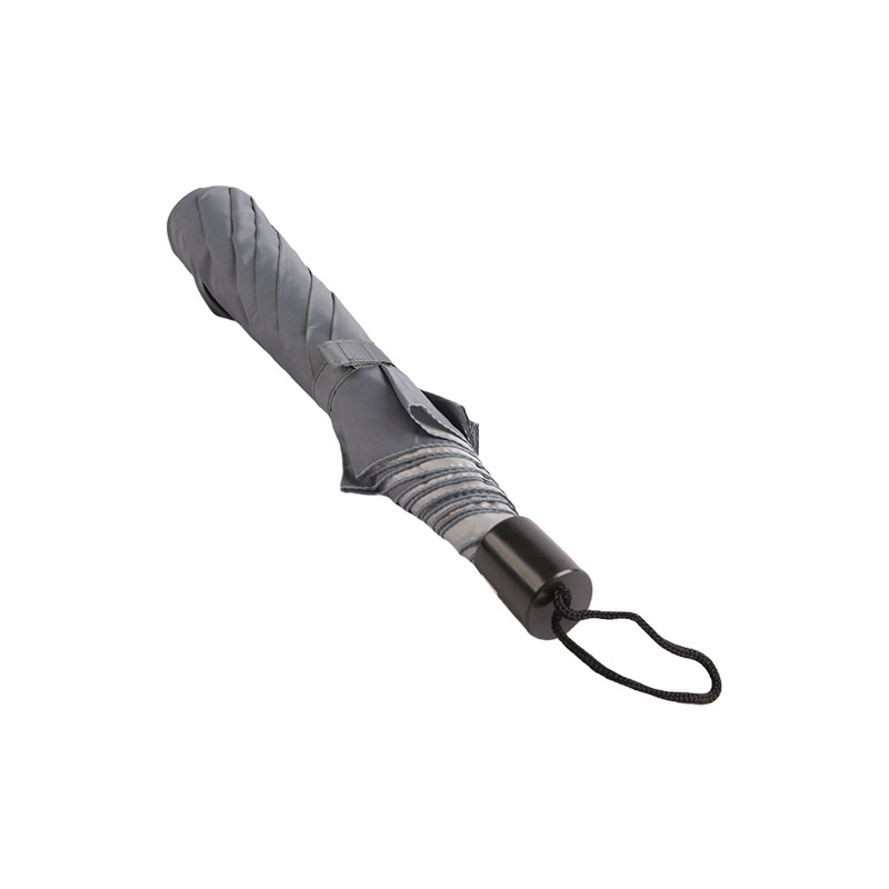 Jednoduchý strieborný kov obojstranný dáždnik-0E6B0782