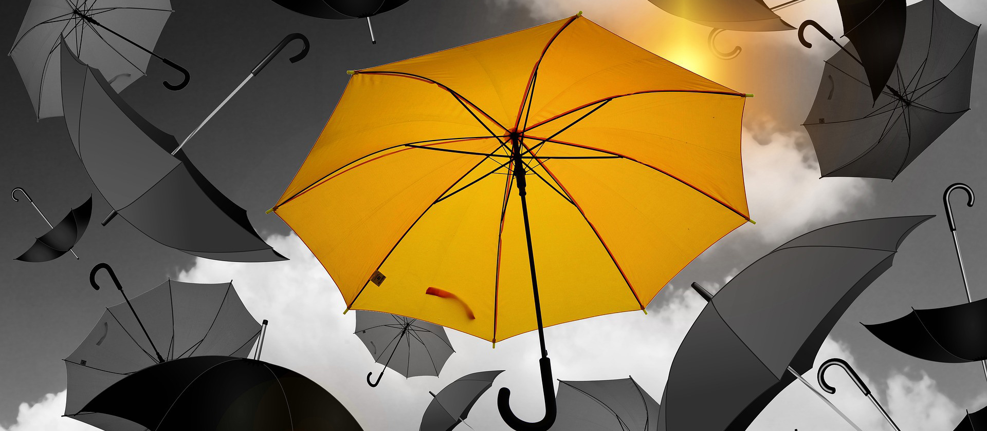 Existujú štyri hlavné materiály pre schodíky dáždnika